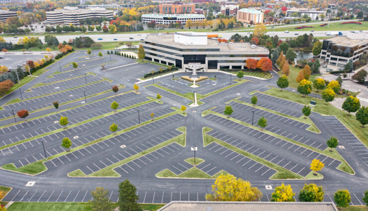 Industrial Park Landscaping in Columbus, Ohio
